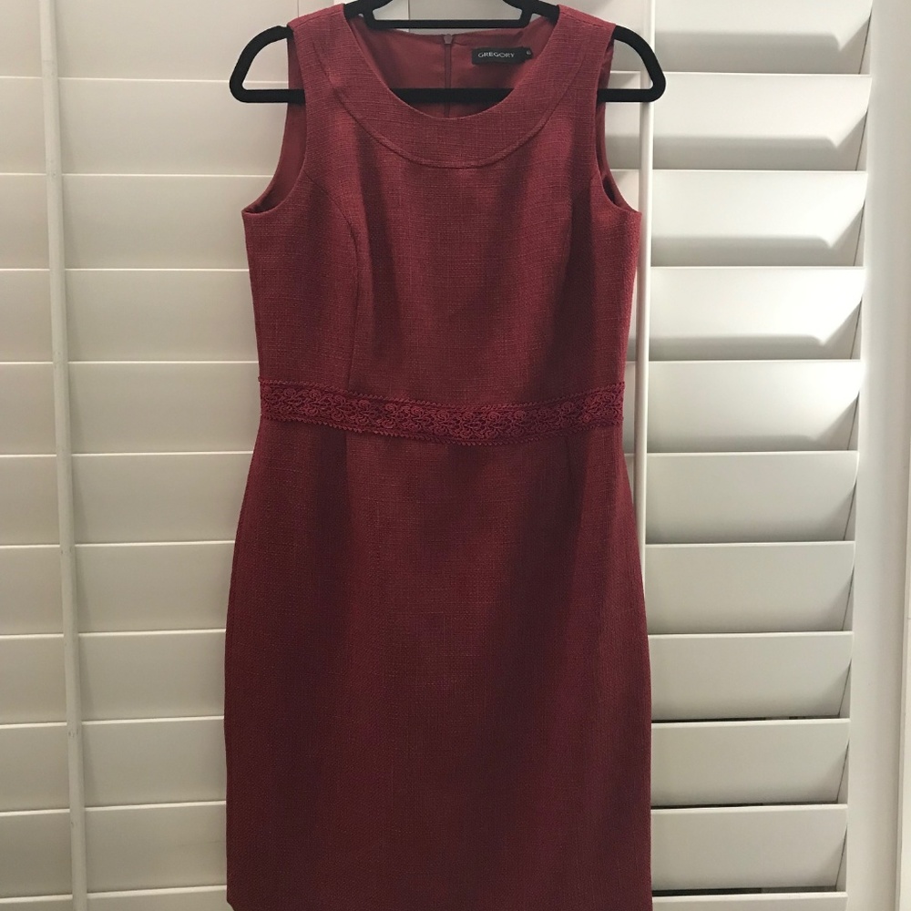 Gregory Red Dress (Size 40 European)